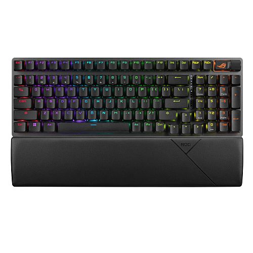 Asus ROG STRIX SCOPE II 96 Wireless Mechanical RGB Gaming Keyboard, 96% Layout, Streamer Hotkeys, Multifunction Controls, Sound-Dampening Asus ROG STRIX SCOPE II 96 Wireless Mechanical RGB Gaming Keyboard, 96% Layout, Streamer Hotkeys, Multifunction Controls, Sound-Dampening